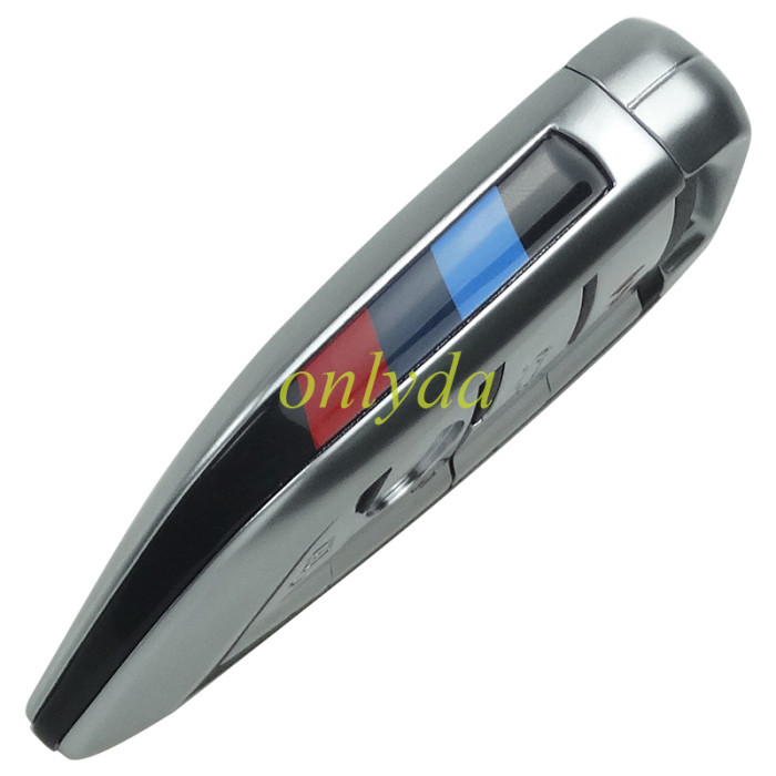 For BMW X5 3+1/4 button keyless remote key shell, pls choose button