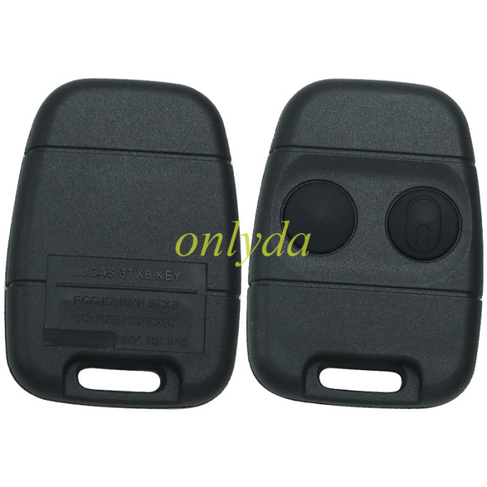For LandRover Rover MG Nissan 2 button remote key with 433.92 MHz ASK P/N:3TXB 53872752F