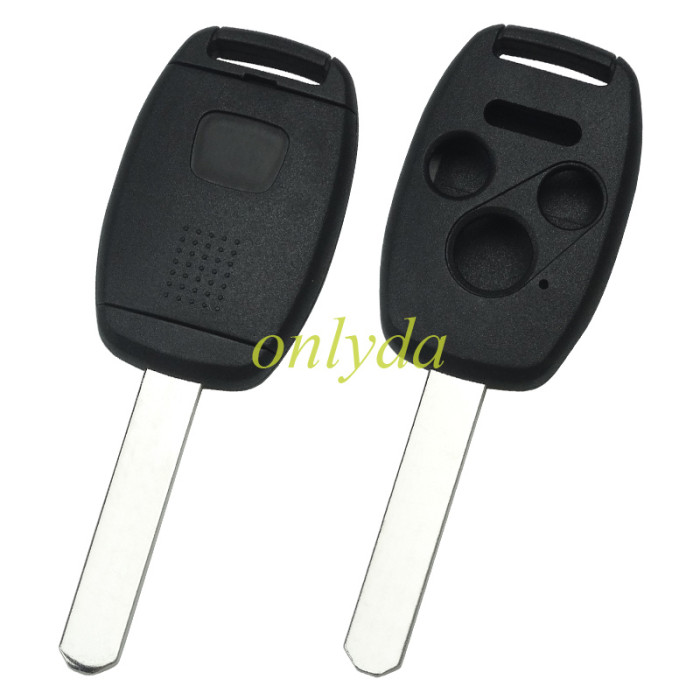 For Stronger Honda upgrade3+1 buttons remote key shell （With chip slot place)