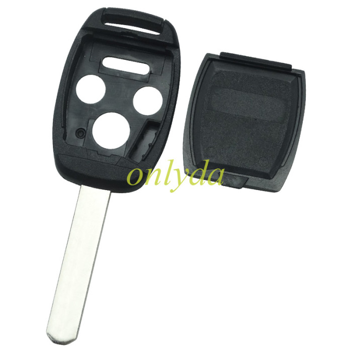 For Stronger Honda upgrade 3+1 buttons remote key shell （With chip slot place）with badge