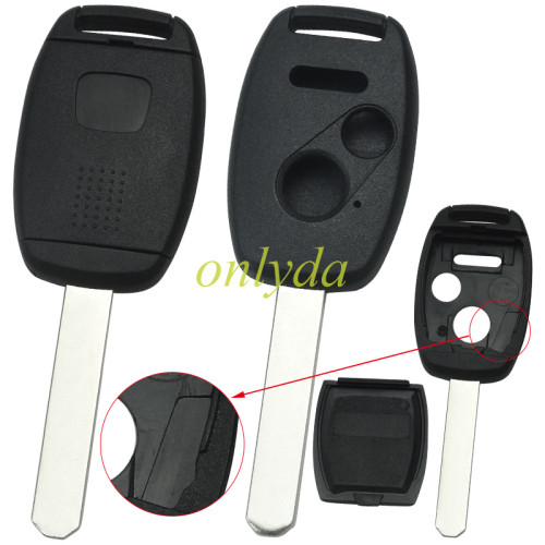 For Stronger Honda upgrade 2+1 buttons remote key shell （Without chip slot place)
