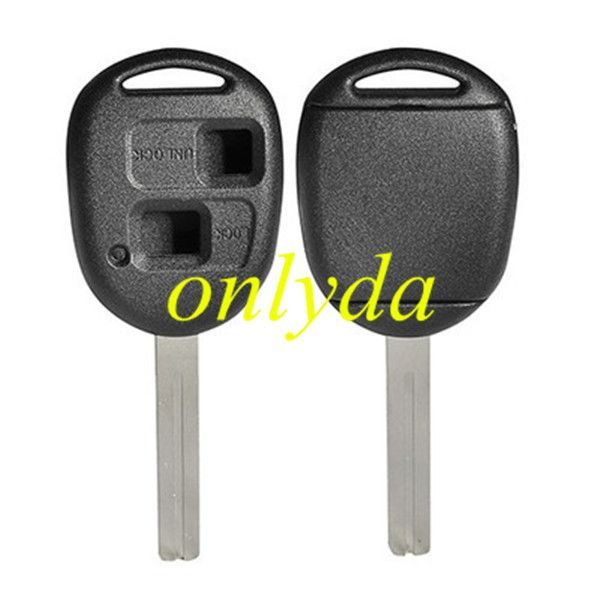 For Stronger Toyota 2 button key shell with TOY48-SH2 blade