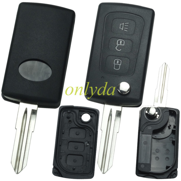 For Great Wall 3 button remote key shell without battery clamp