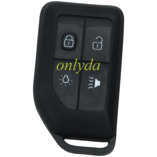 For Volvo 4 button remote key shell with key blade， pls choose back cover