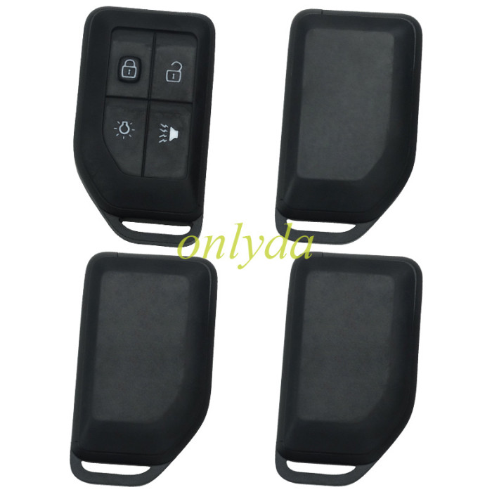 For Volvo 4 button remote key shell with key blade， pls choose back cover