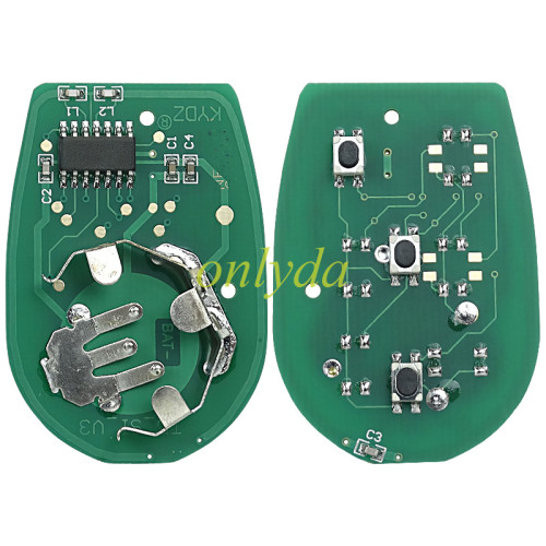 For Toyota 2+1 button remote key  315MHz ASK FCC ID:GQ43VT20T IC:1470A-1T MEX:RLVTR5002-562 P/N: 89742-AE010  Sienna 2004 - 2013   Tundra 2006 - 2013  Tacoma 2004 - 2015    Sequoia 2004 - 2013 Highlander 2007 - 2013