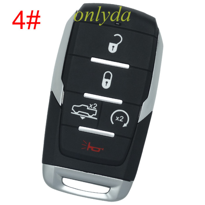 For Chrysler  key shell with light, emergency blade included,without logo, pls choose the button
