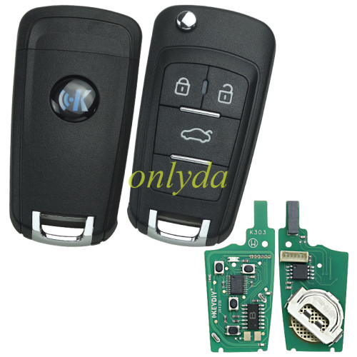 For Chevrolet/Buick style 3 button Multifunction remote key for KD300 and KD900 and URG200 to produce any model  remote