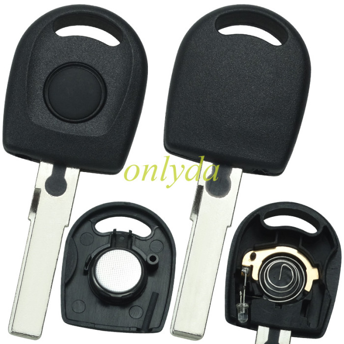 For  Passat transponder key shell with led light