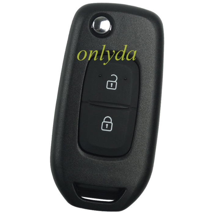 For 2 button flip remote key blank,please choose the balde with  badge