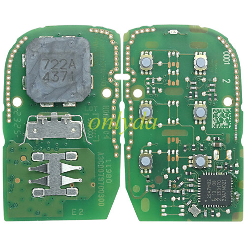 Original HONDA OEM Board Smart Prox Remote Key Fob for Honda Accord CIVIC 2022 2023 KR5TP-4  4A 433MHZ for2022 remote key