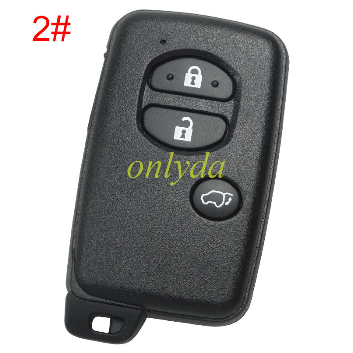 For Toyota button remote key shell (round button