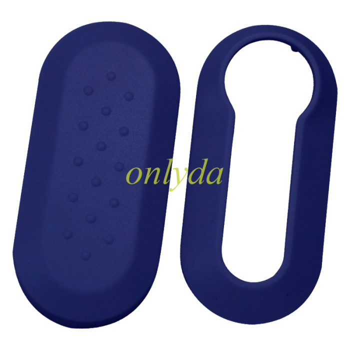 For fiat key shell part blue