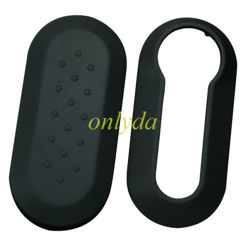 For fiat key shell part black