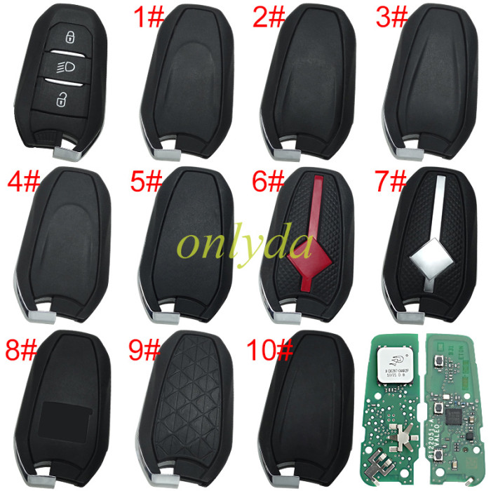 90% new Original  3 button  remote key with light button  with 434MHZ with 4A chip , pls choose badge