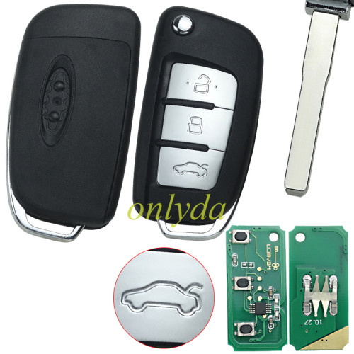 For 3 Button Flip Remote Key  with433mhz /315mh