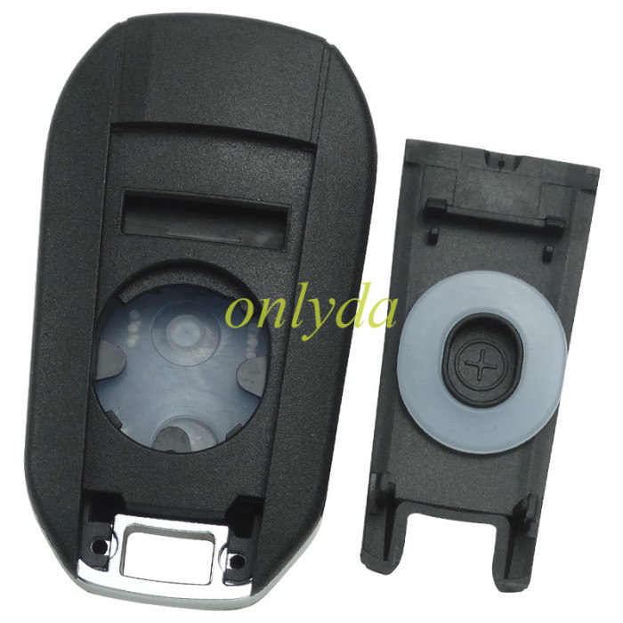 For Opel 3 button remote key blank with trunk button, with original badge, pls choose blade HU83/VA2