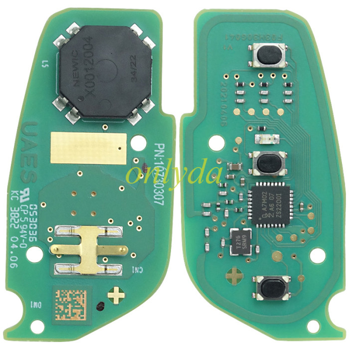 Original 433MHz 4A Chip 3 Button for MG 6Pro 6 Pro 2021 Proximity Smart Key Immobilizer chip: 4A HITAG AES