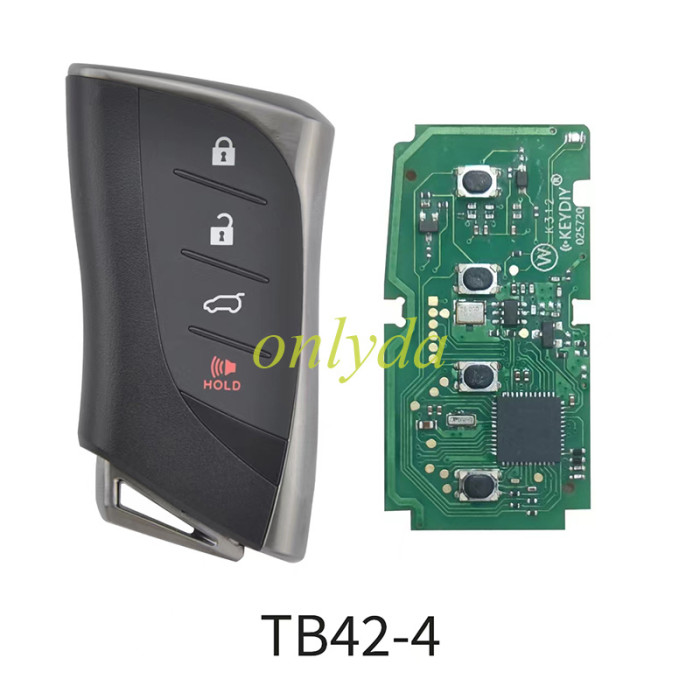 KEYDIY TB42-3 TB42-4  with 4D chip KD Smart Key Universal Remote Control