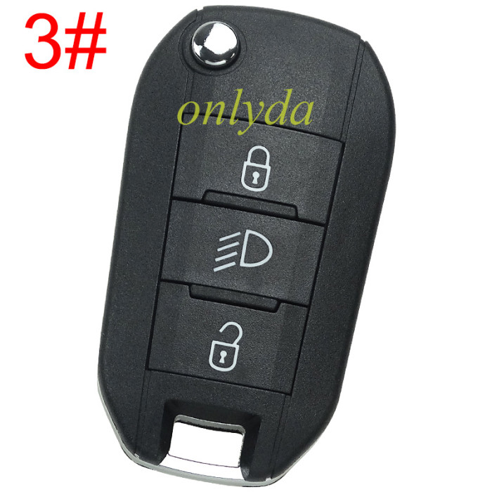 For Citroen 3 button remote key blank   , without badge ,have Va2 and HU83 blade , pls choose blade and button