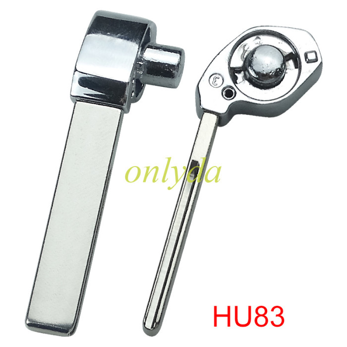 For Peugeot 3 button remote key blank with light button  , without badge ,have Va2 and HU83 blade , pls choose blade