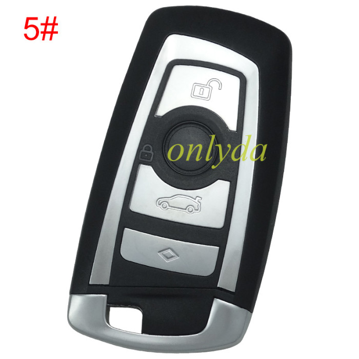 For BMW CAS4 3 button keyless remote key  7945P/7953 Hitag pro chip with 315mhz/434mhz/868mhz