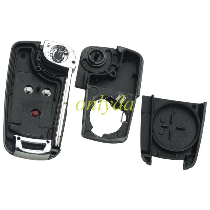For 2+1 Remote key case with left blade with  round shape slot