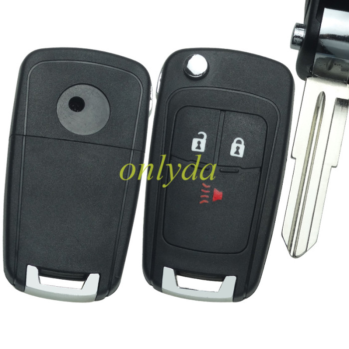 For 2+1 Remote key case with left blade with  round shape slot