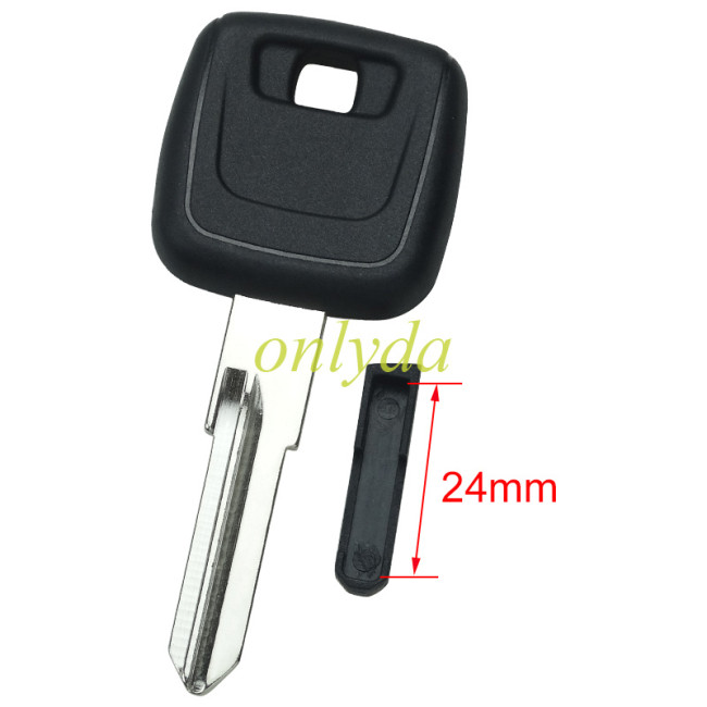 For volvo  transponder key blank(can put TPX long chip）