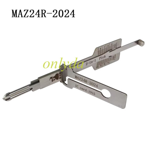 MAZ24R-2024  2 in 1 decoder and lockpick tool used for Mazda