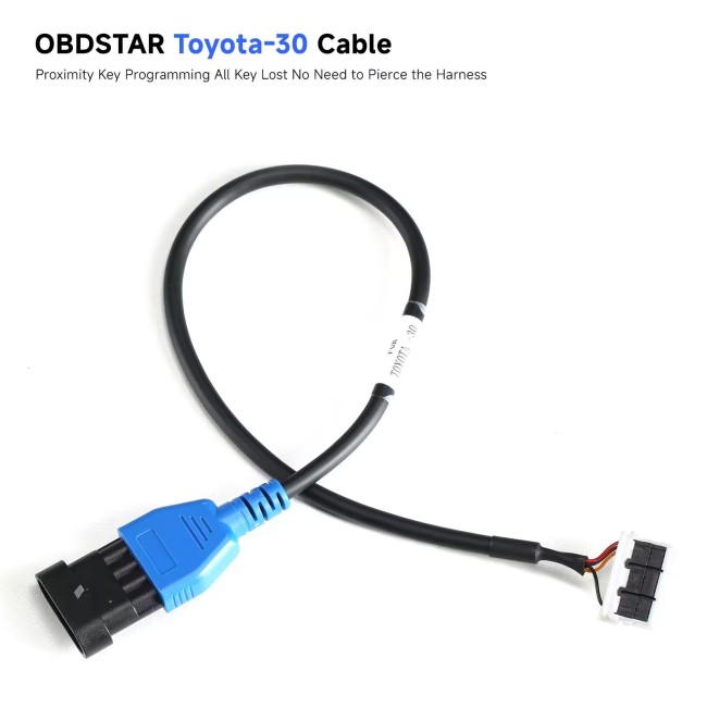 For TOYOTA-30 CABLE Exclusive release of TOYOTA 30PIN connector(no need to pierce the harness), supports 4Aand 8A-BA types.
