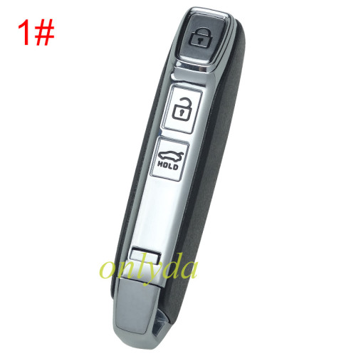 For Kia remote key shell without battery holder with badge, pls choose the button