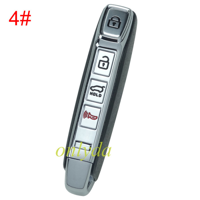 For Kia remote key shell without battery holder without badge, pls choose the button