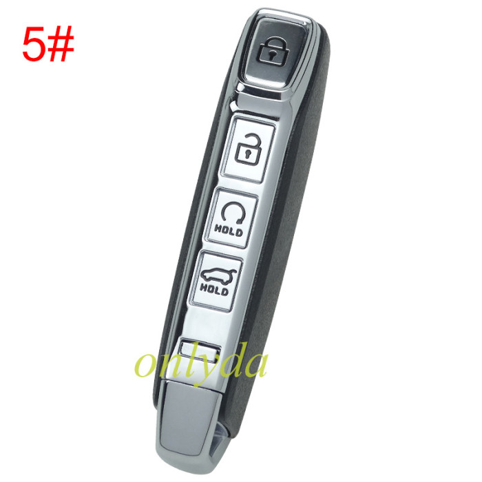 For Kia remote key shell with battery holder without badge, pls choose the button