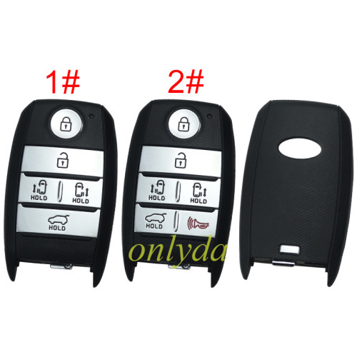 For Kia remote key shell with logo place, pls choose the button