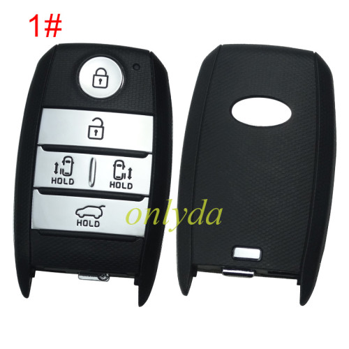 For Kia remote key shell with logo place, pls choose the button