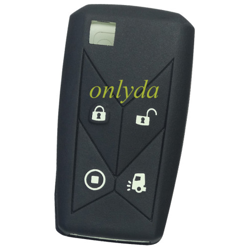 For Renault remote key shell with 4 button with badge key cover only