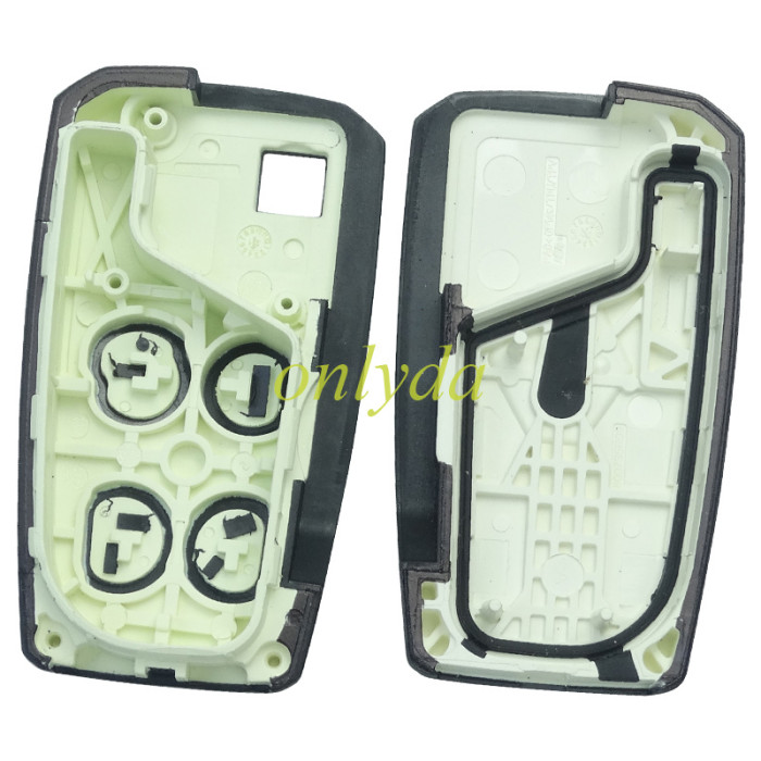 For Renault remote key shell with 4 button with badge key cover only