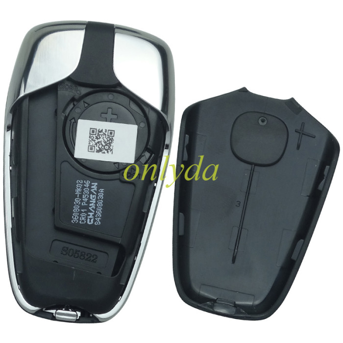 Genuine for Changan CS35  plus CS75 2021+ Smart Key, 4Buttons 3608030-CD02-AA 433MHz-4A-FSK OEM remote key chip ：HITAG 128-bits AES ID4A NCF29A1M
