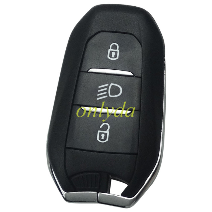 For OEM Citroen 3 button  remote key with light/trunk button   with hitag aes chip/ NXP 4A chip，with 434MHZ,please choose frequency.