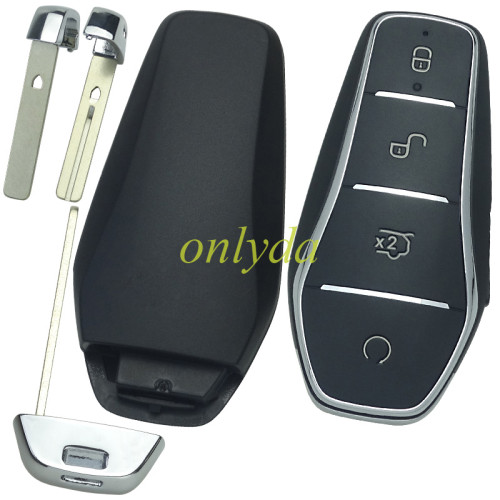 For BYD 4button remote key replacement key shell