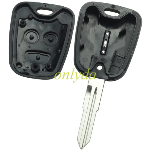 For Saipa 3 button remote key shell with badge