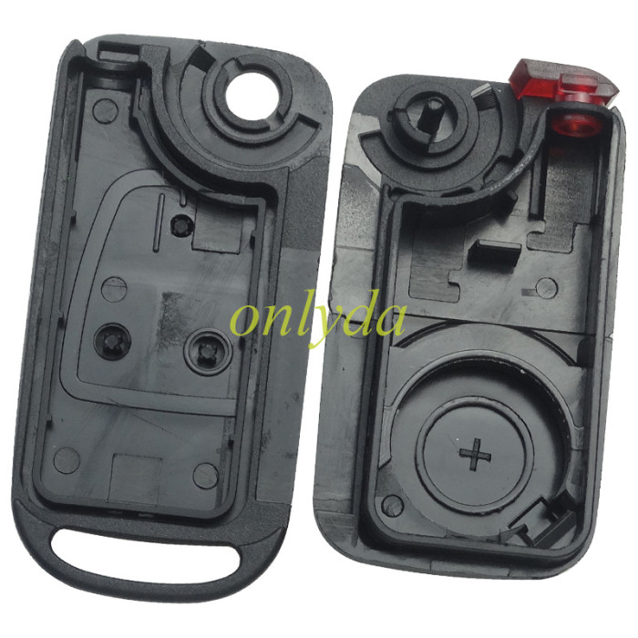 For Benz Flip Remote key Shell with HU64 blade, pls choose the button