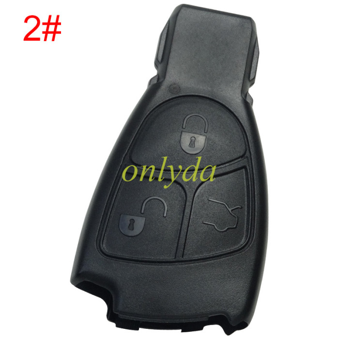 For Benz remote key blank without badge, pls choose the button