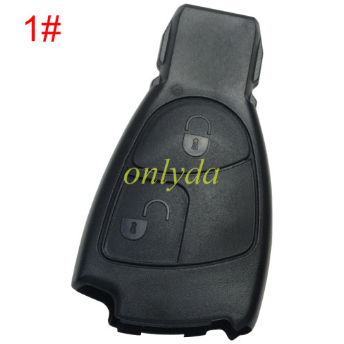 For Benz  remote key blank with badge, pls choose the button