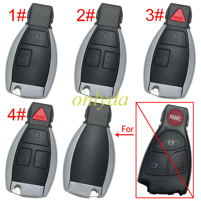 For Benz modified  key blank， pls choose the button