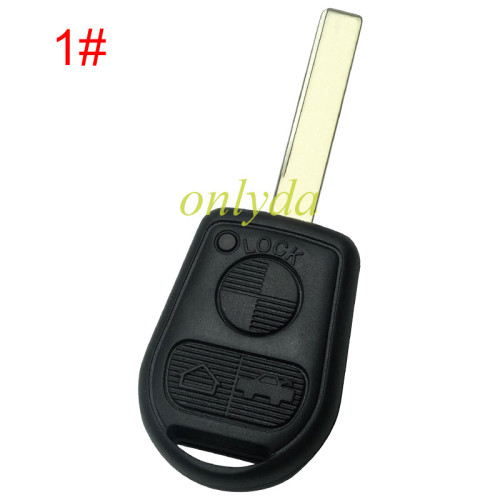 For BMW remote key with 3Button, pls choose the blade 