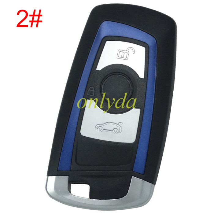 For BMW 3 button remote key blank with blade, pls choose color