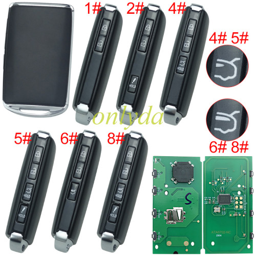 For mazda 6A CHIP / 315MHZ FSK  FCC ID : WAZSKE11D01  MODEL:SKE11D-01 PN: BCKA-675RYA For 2019- 2020 Mazda 3 CX-30 SMART KEY