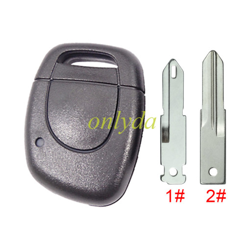 For Renault Clio 2  ,1 button remote with 434mhz after 2002 year with NXP26A0- aftermarket 7947 chip inside,please choose the blade 